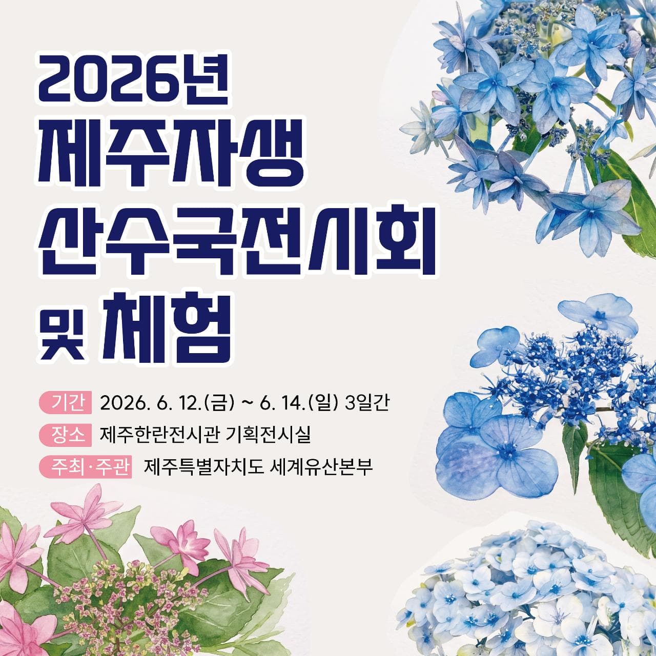 2026年済州ハンラン展示館山水国展および体験プログラム運営