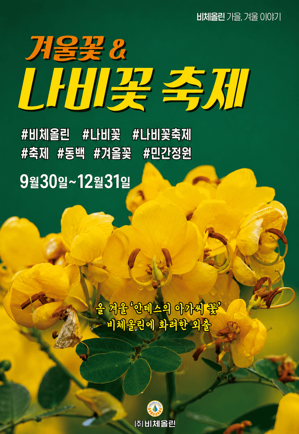비체올린 겨울꽃&나비꽃축제
